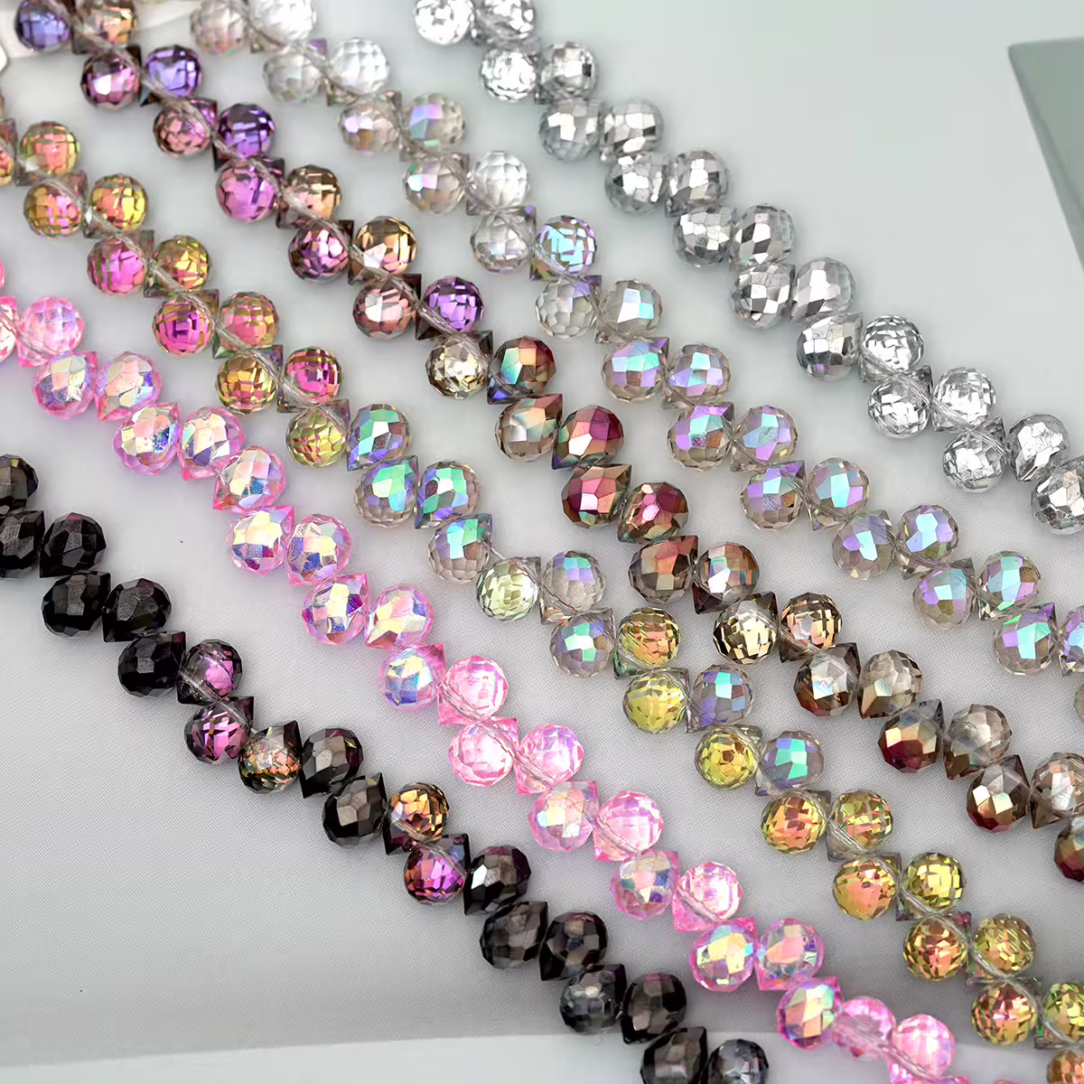 水滴閃亮晶鑽&times;手機腕帶掛繩&times;黑色-第5張