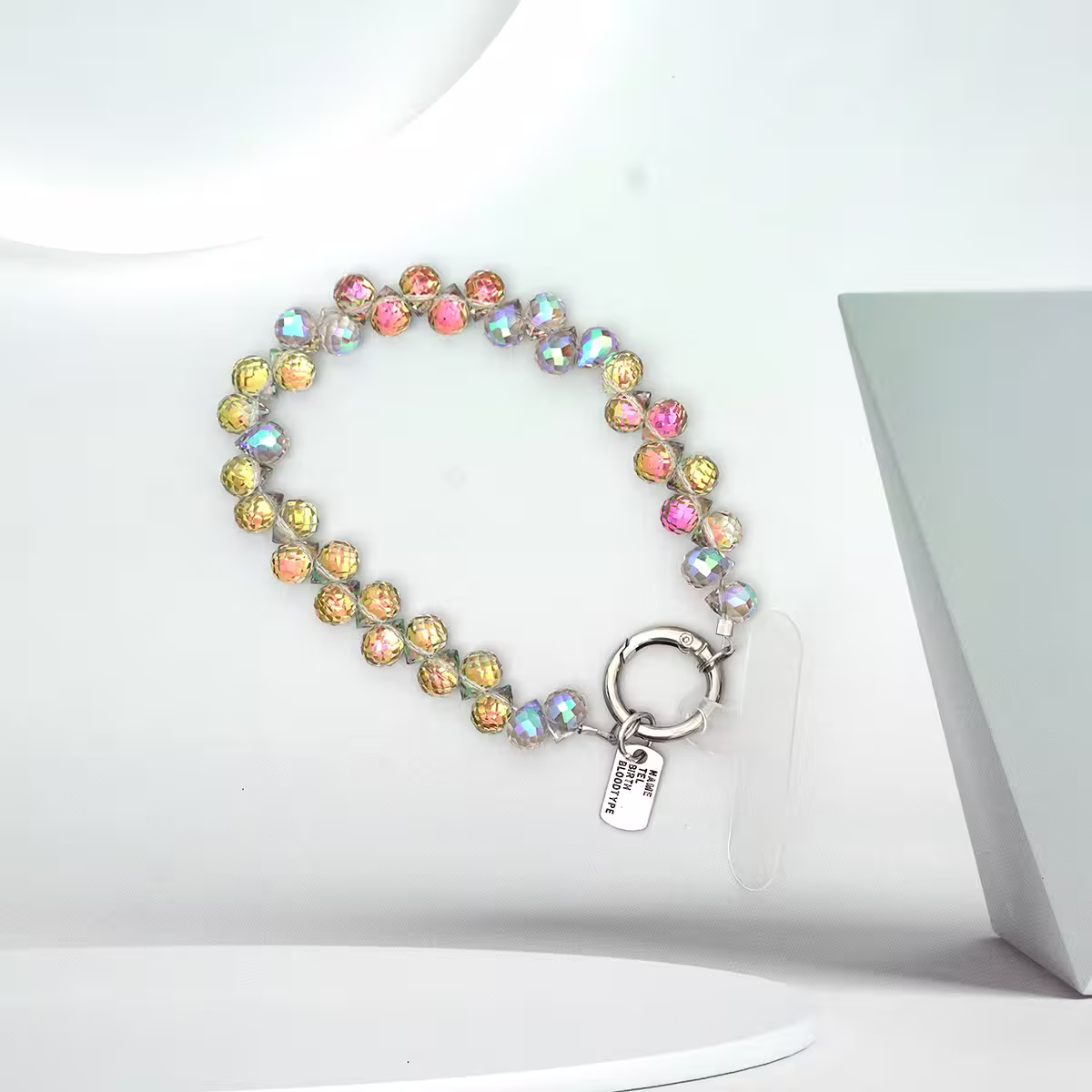 水滴閃亮晶鑽&times;手機腕帶掛繩&times;黃金粉-第1張