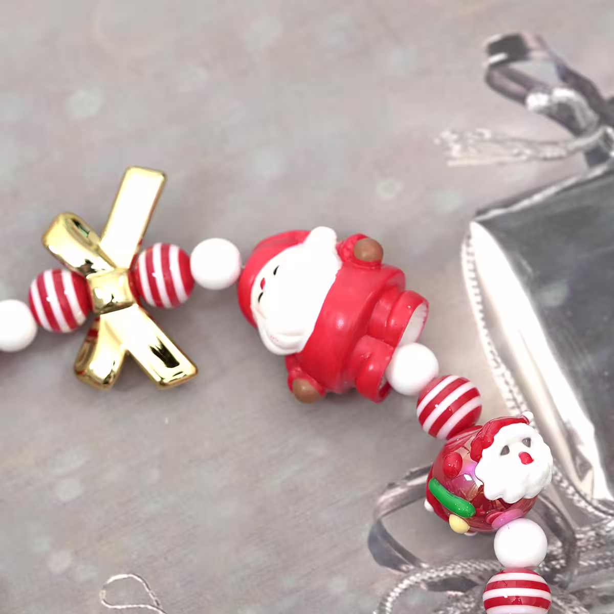 聖誕老人&times;手機腕帶掛繩-第4張