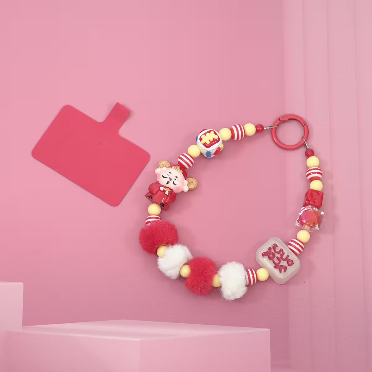 財神爺發財&times;手機腕帶掛繩-第3張