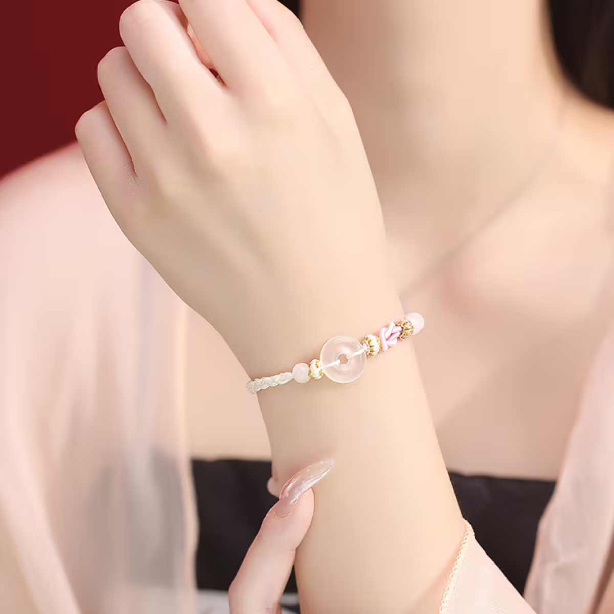 歲歲平安&times;拉繩手鍊&times;共二色-第5張