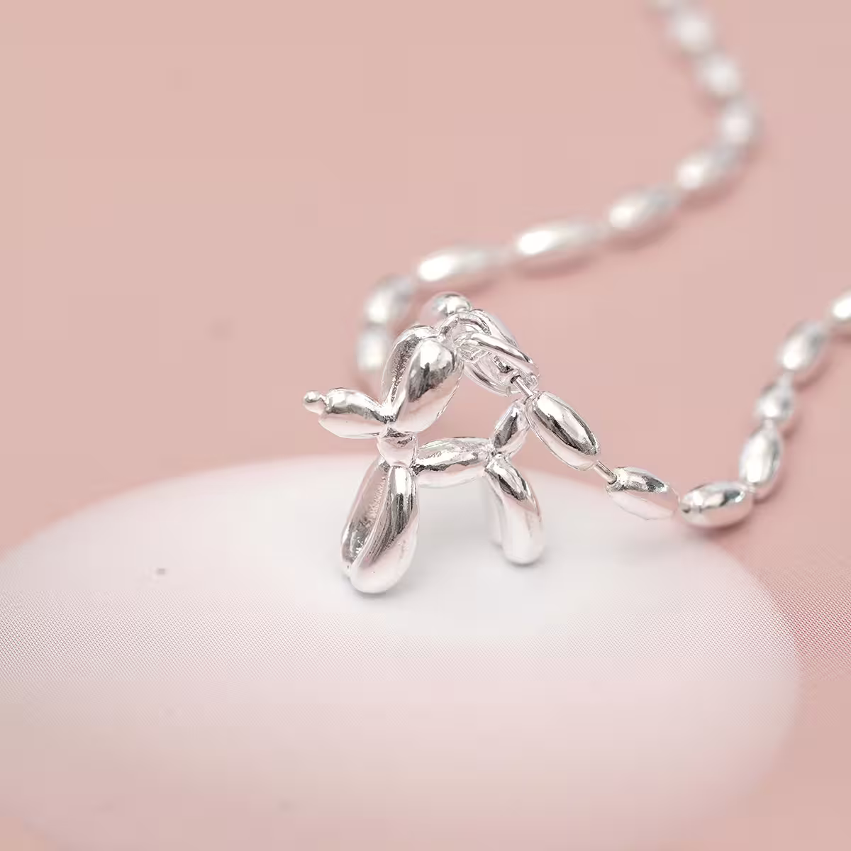 925銀飾&times;米粒氣球狗&times;鎖骨項鍊-第2張