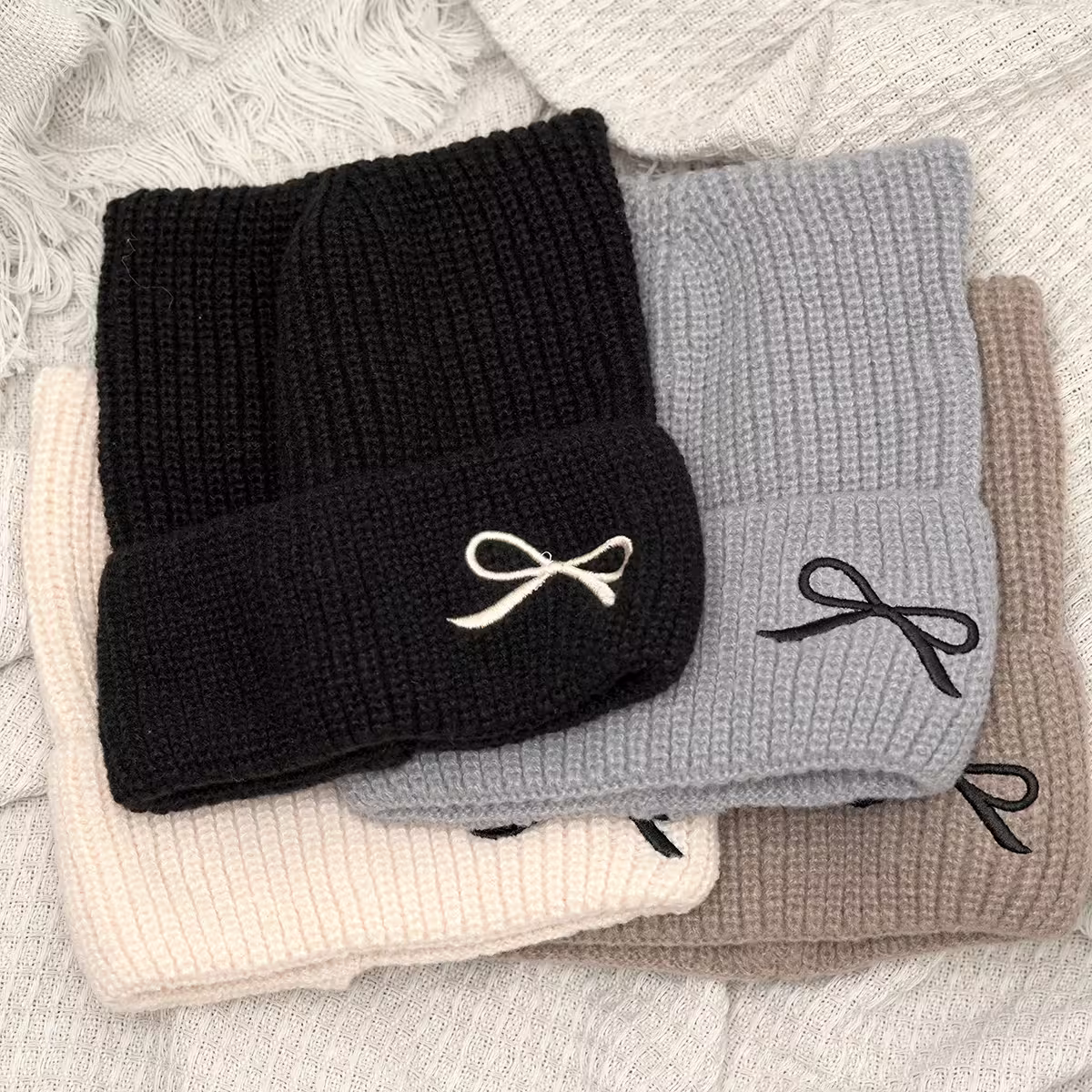 平頭俏貓耳蝴蝶結&times;毛帽&times;棕咖-第6張