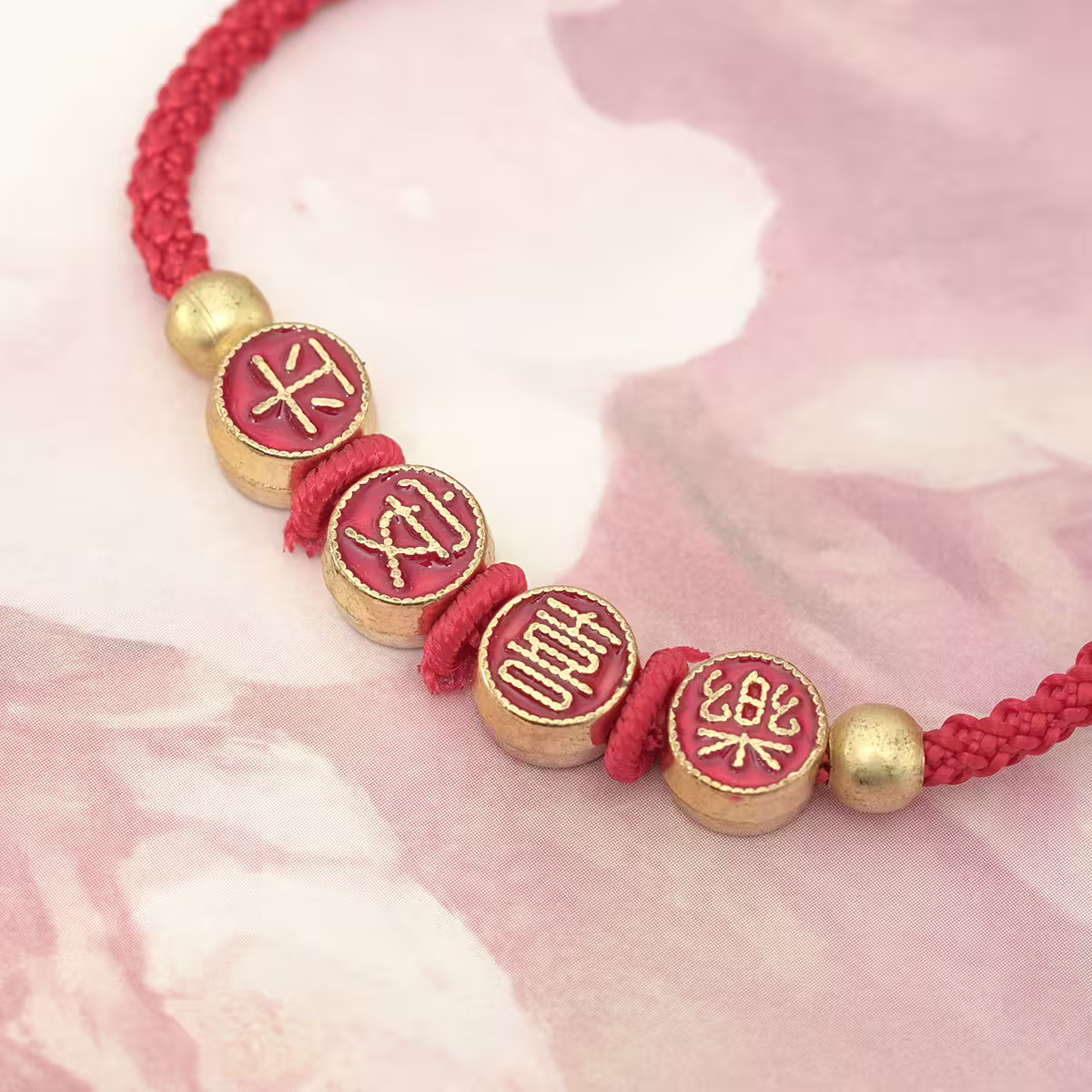 平安喜樂&times;紅繩&times;拉繩手鍊-第4張