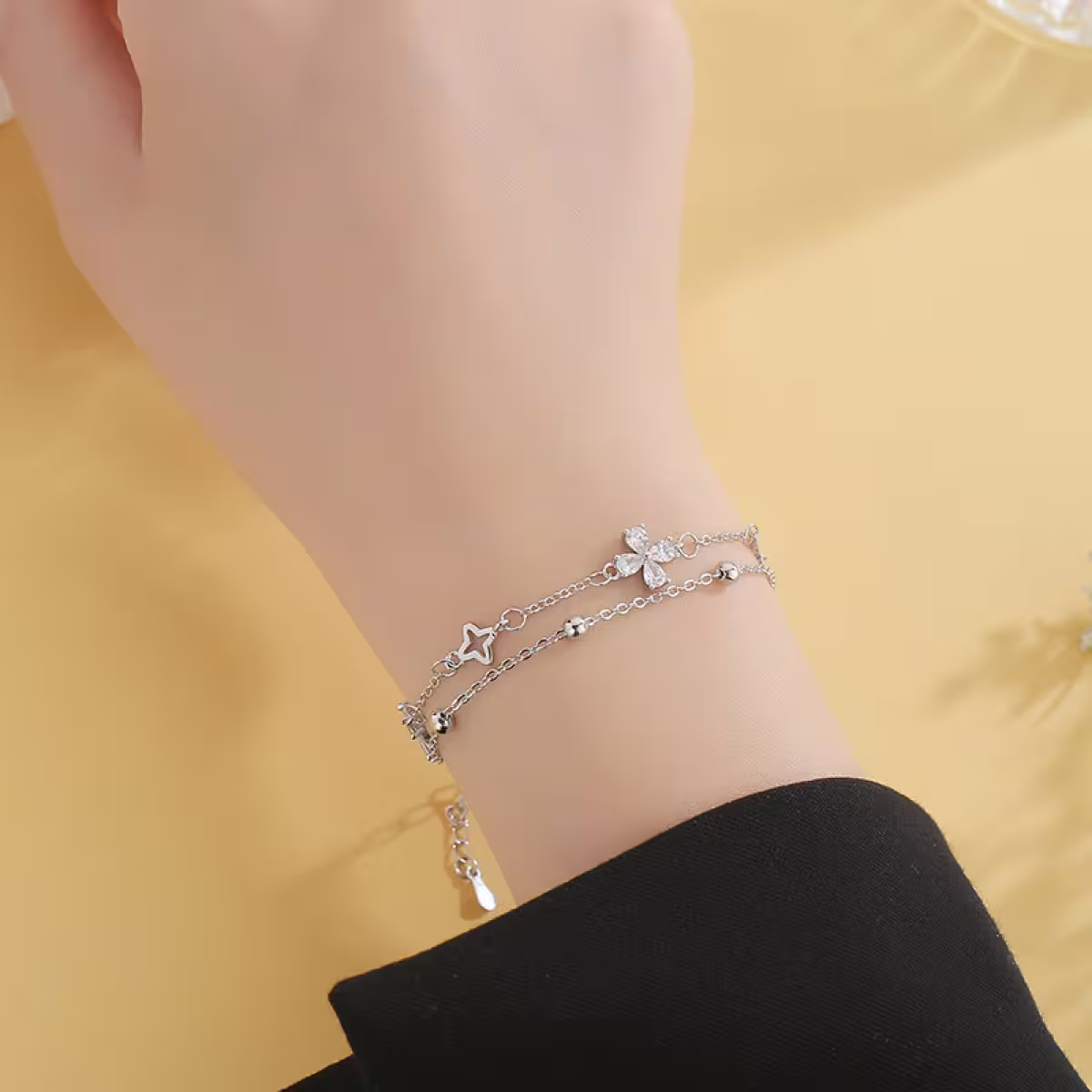 925銀飾&times;花語心願&times;雙層手鍊-第6張