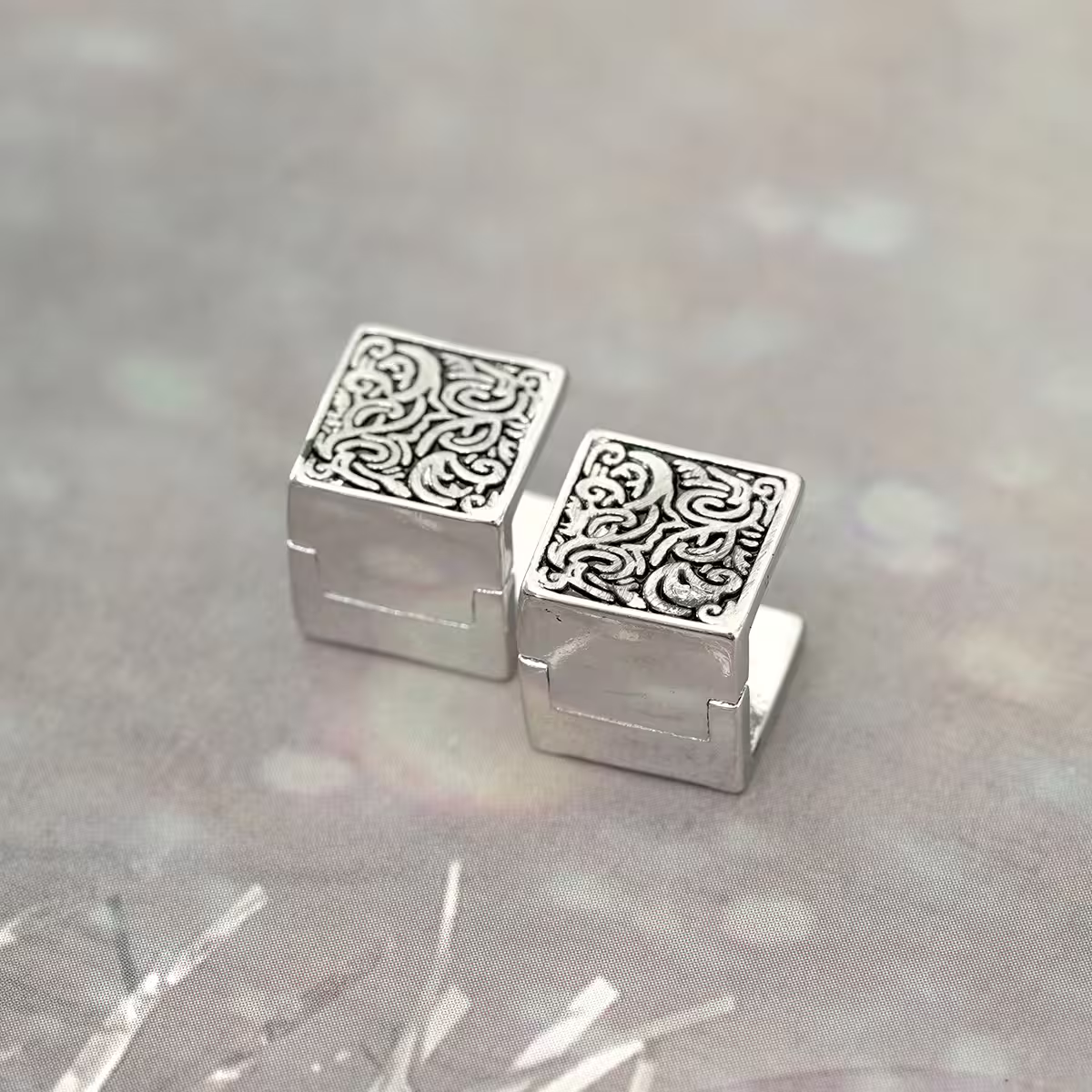 唐草紋方塊&times;耳扣-第3張