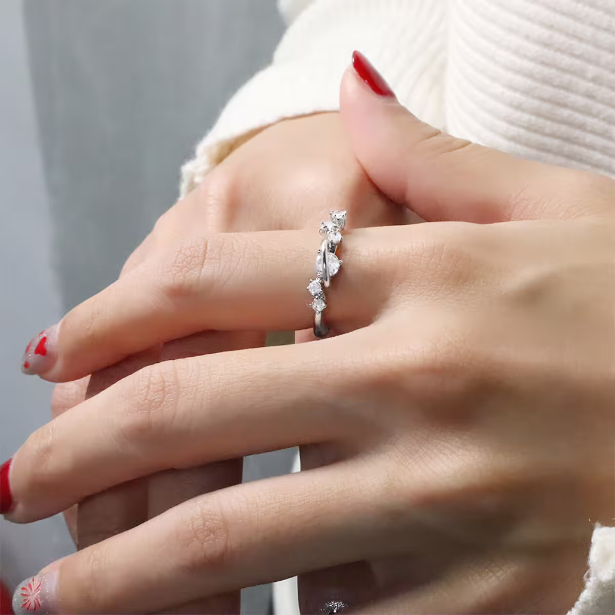 925銀飾&times;環繞星球&times;開口戒指-第5張