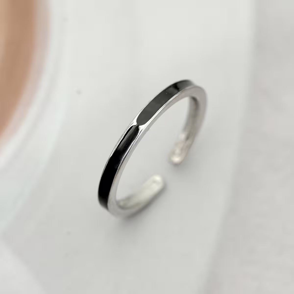 925銀飾&times;黑線序曲&times;開口戒指-第1張