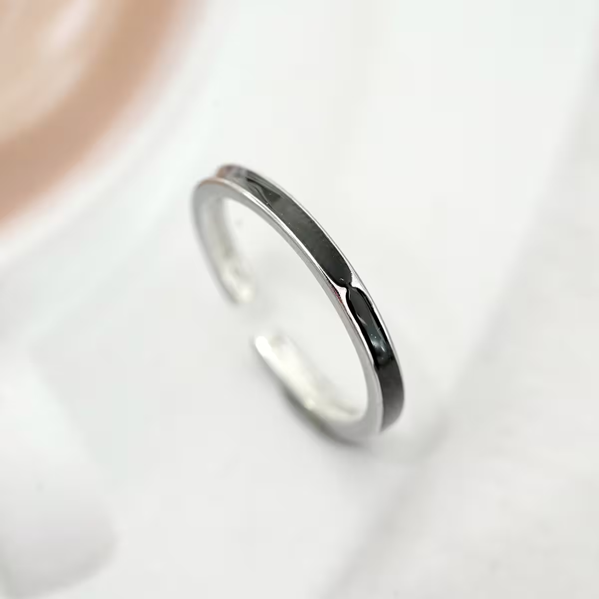 925銀飾&times;黑線序曲&times;開口戒指-第2張