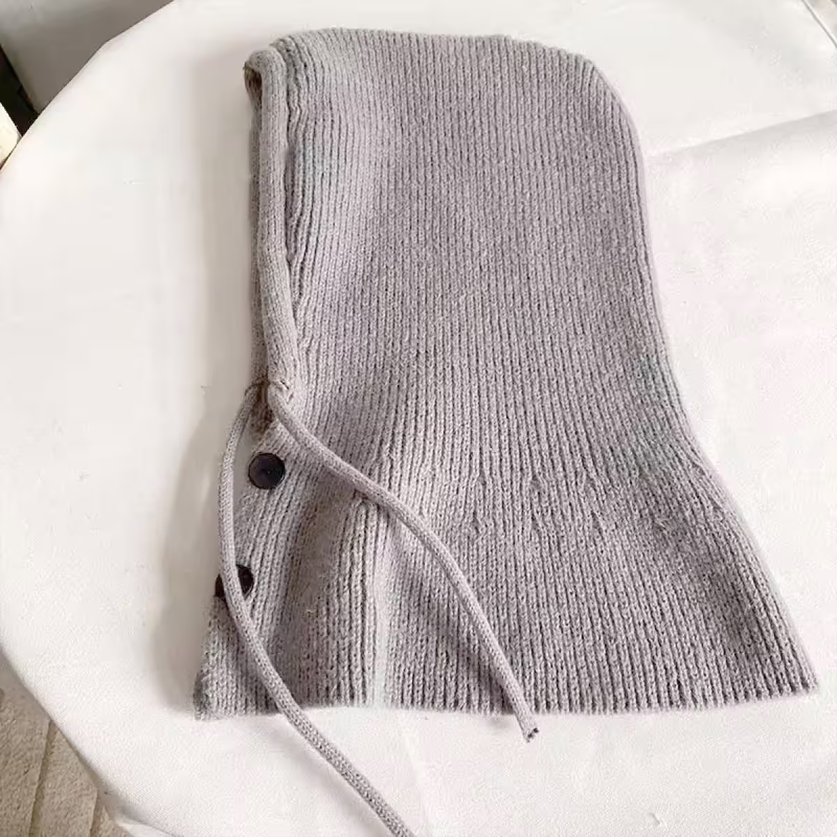 巴拉克拉法帽&times;毛帽&times;灰色-第2張