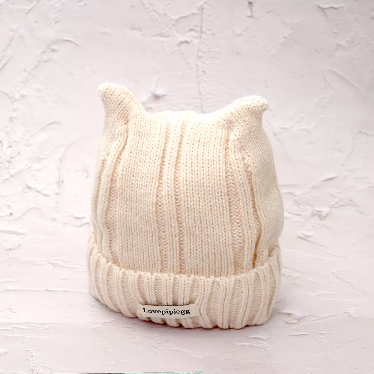 尖尖貓耳&times;毛帽&times;米白-第2張