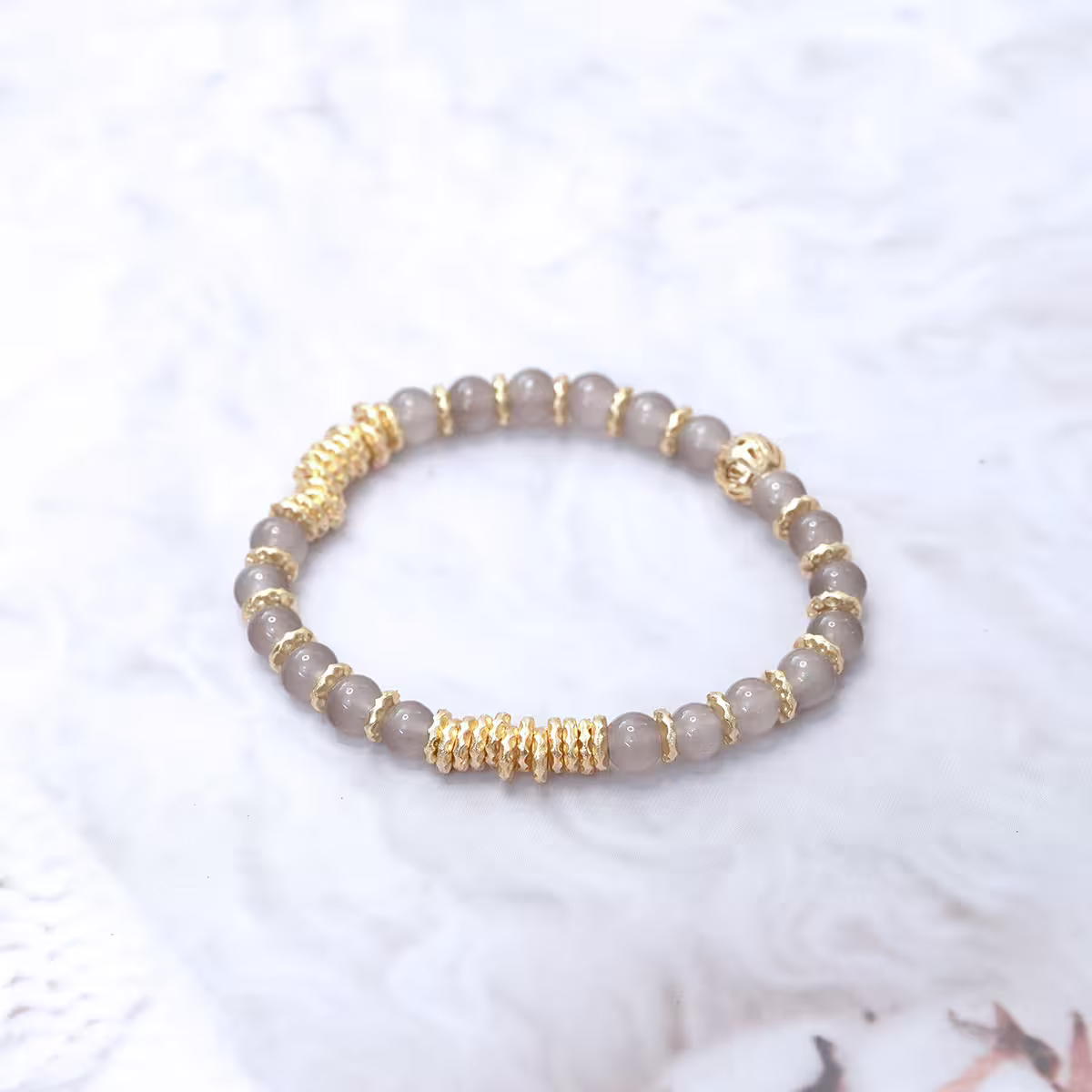 月映金纏&times;固定式串珠手鍊-第1張