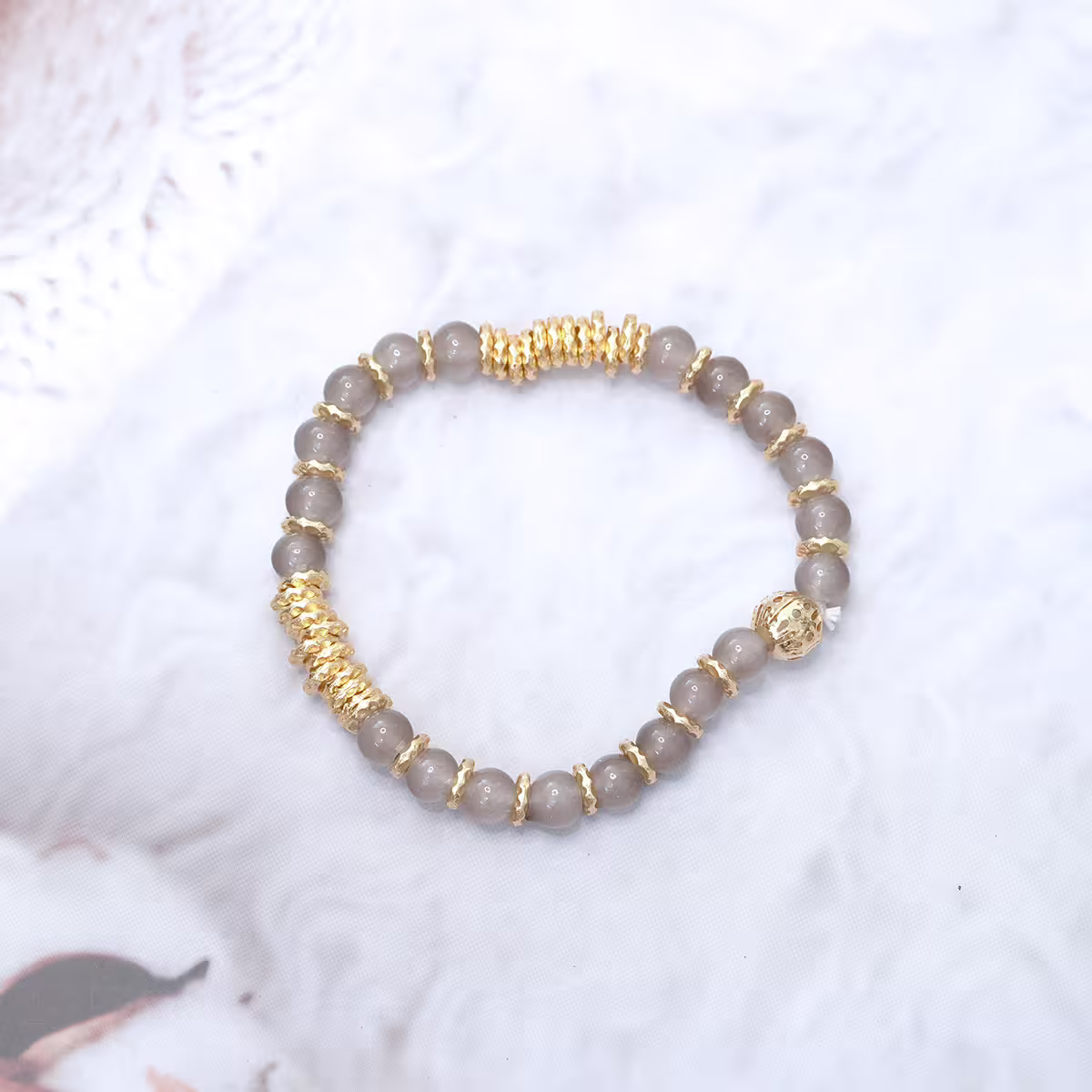 月映金纏&times;固定式串珠手鍊-第2張