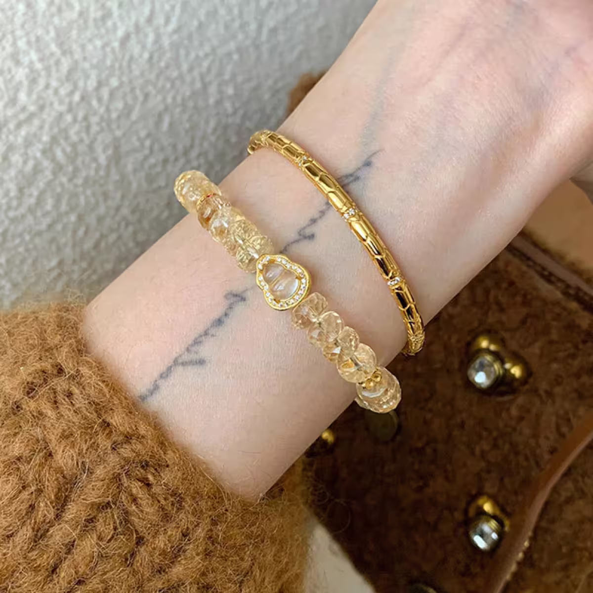 葫蘆金象&times;固定式串珠手鍊-第6張