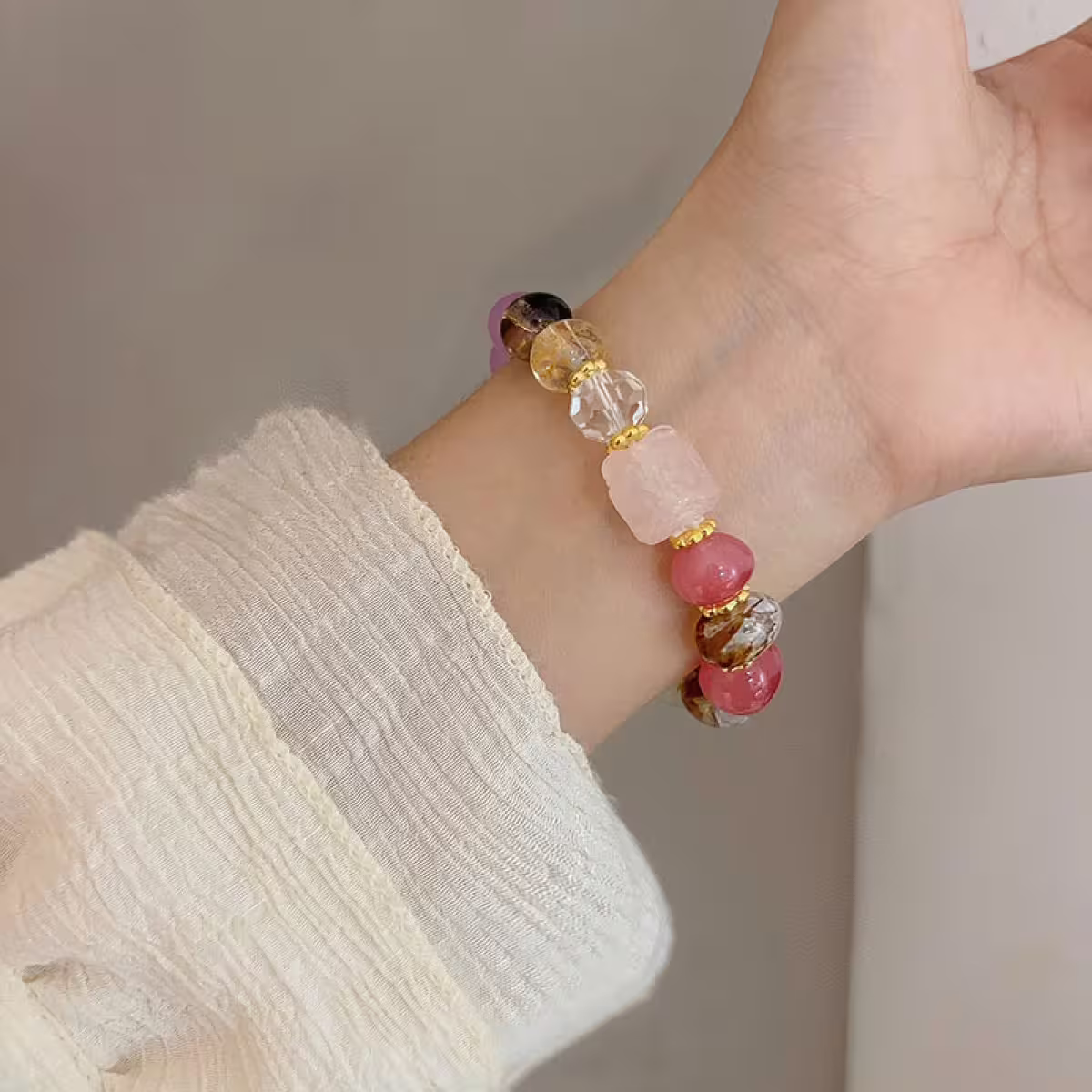 七彩九尾狐&times;固定式串珠手鍊-第6張