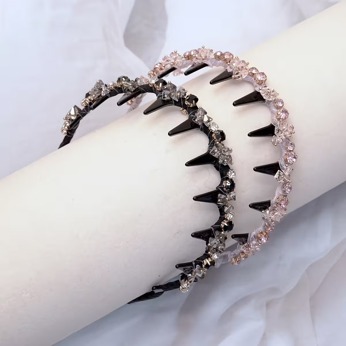 華麗水晶&times;抓髮髮箍&times;共二色-第2張