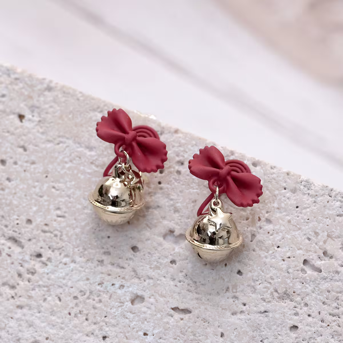 糖果紙領結鈴鐺&times;蚊香盤U型耳夾-第1張