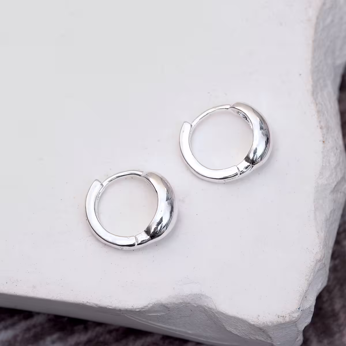 925銀針&times;光面水滴感&times;耳扣-第3張