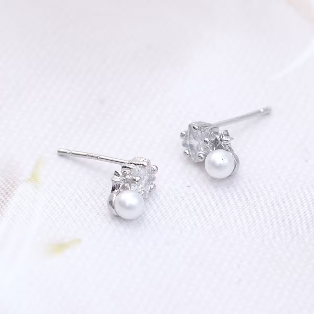 925銀針&times;星星珍珠&times;耳環-第4張