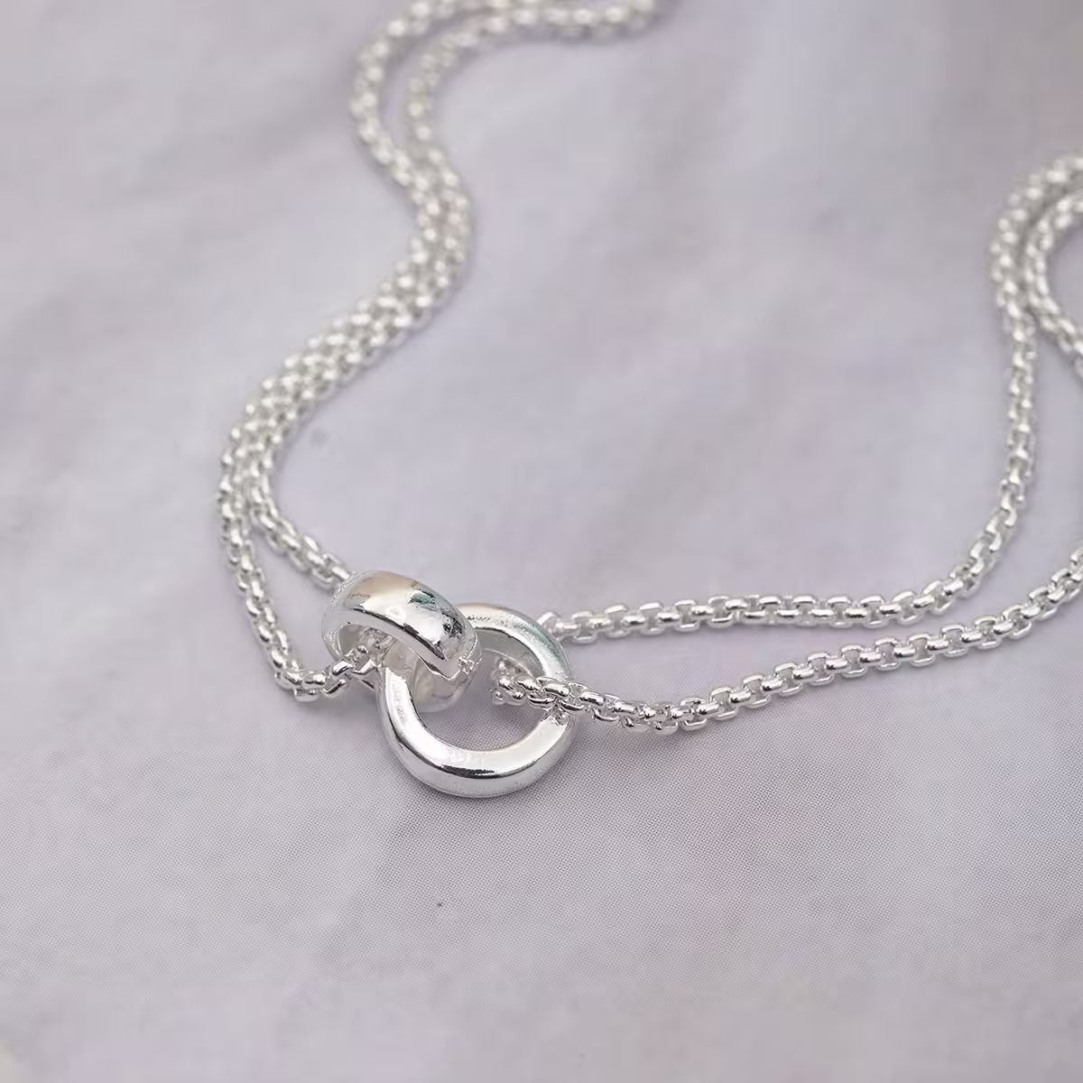 925銀飾&times;圓圈相扣&times;手鍊-第2張