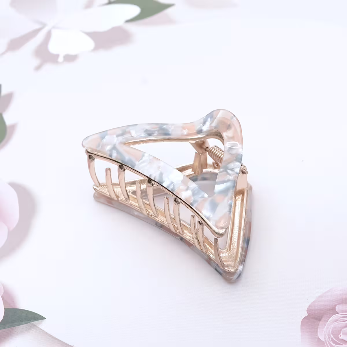 三角幻彩醋酸&times;鯊魚夾&times;共三色-第5張