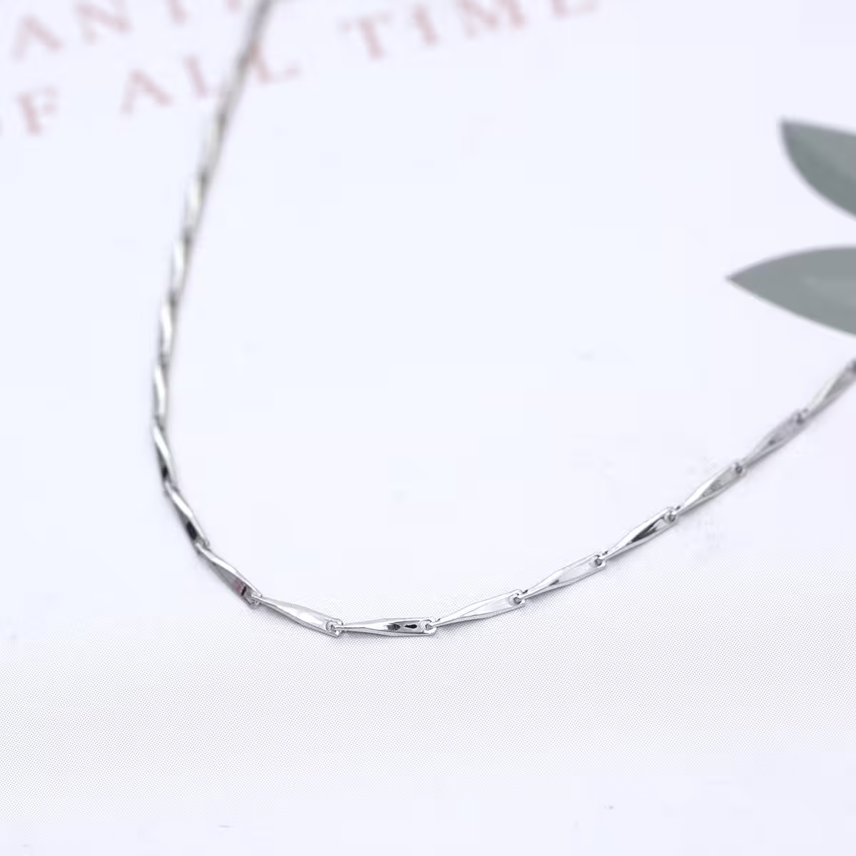 925銀飾&times;素瓜子鍊&times;鎖骨項鍊-第1張