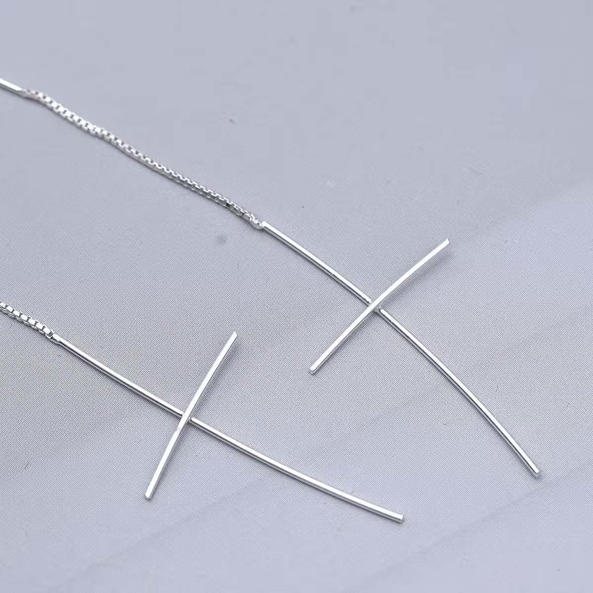 925銀針&times;長十字&times;耳線-第4張