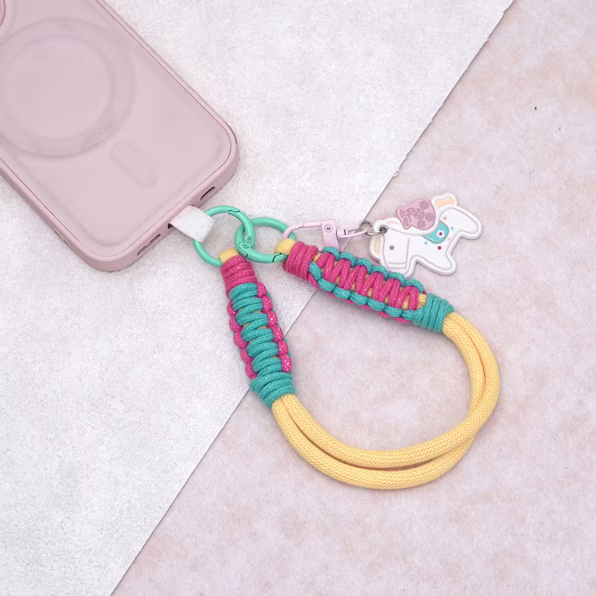 小馬編織&times;手機腕帶掛繩&times;彩色-第3張