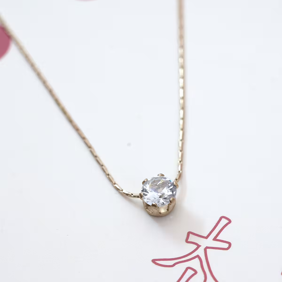 316鋼飾&times;六爪單鑽蛇骨鍊&times;項鍊&times;金色-第2張