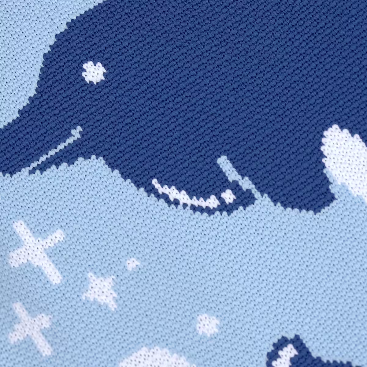 藍色海豚&times;針織手提袋-第5張