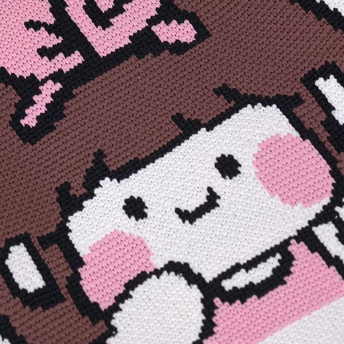 可愛女孩&times;針織手提袋-第5張