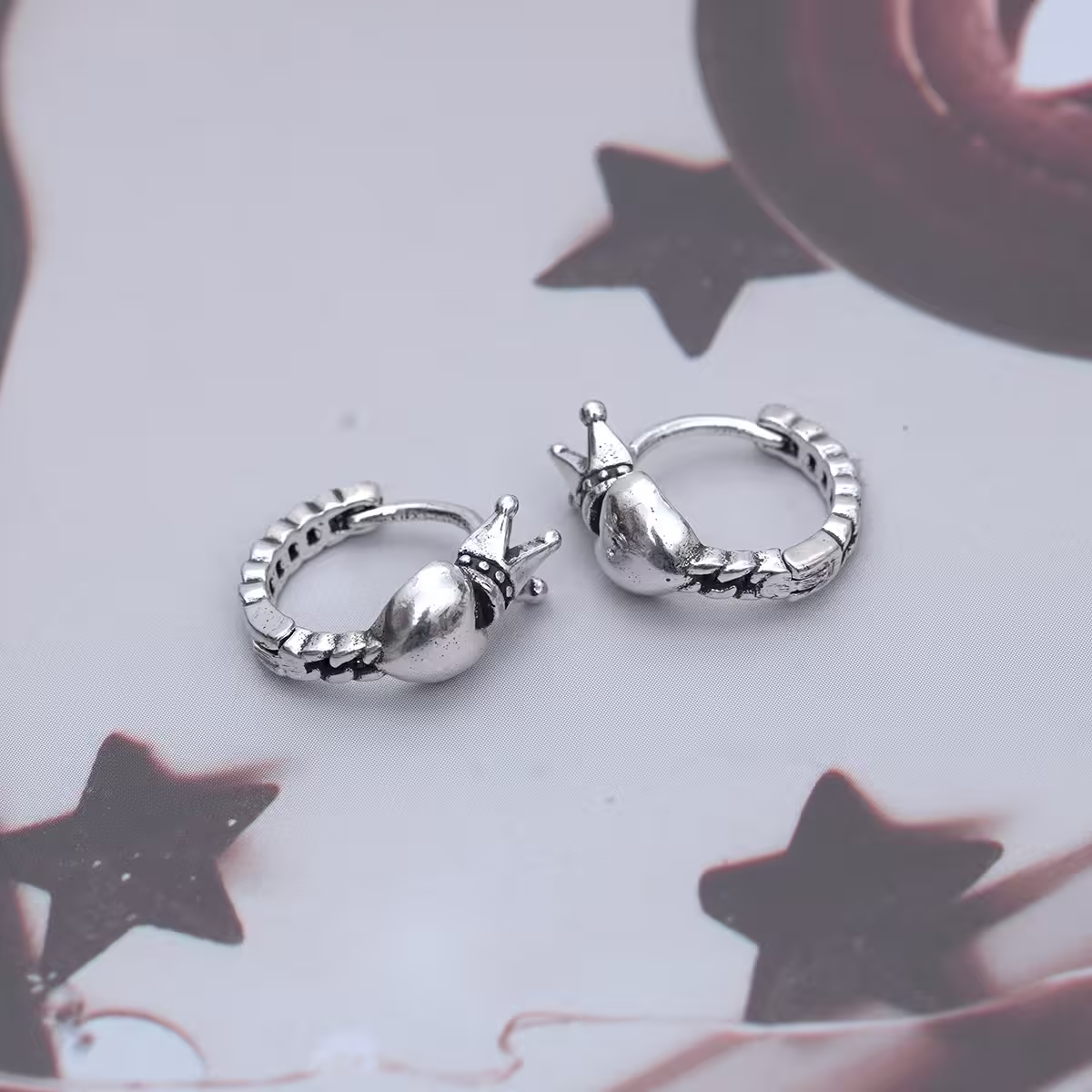 復古愛心皇冠&times;耳扣-第3張