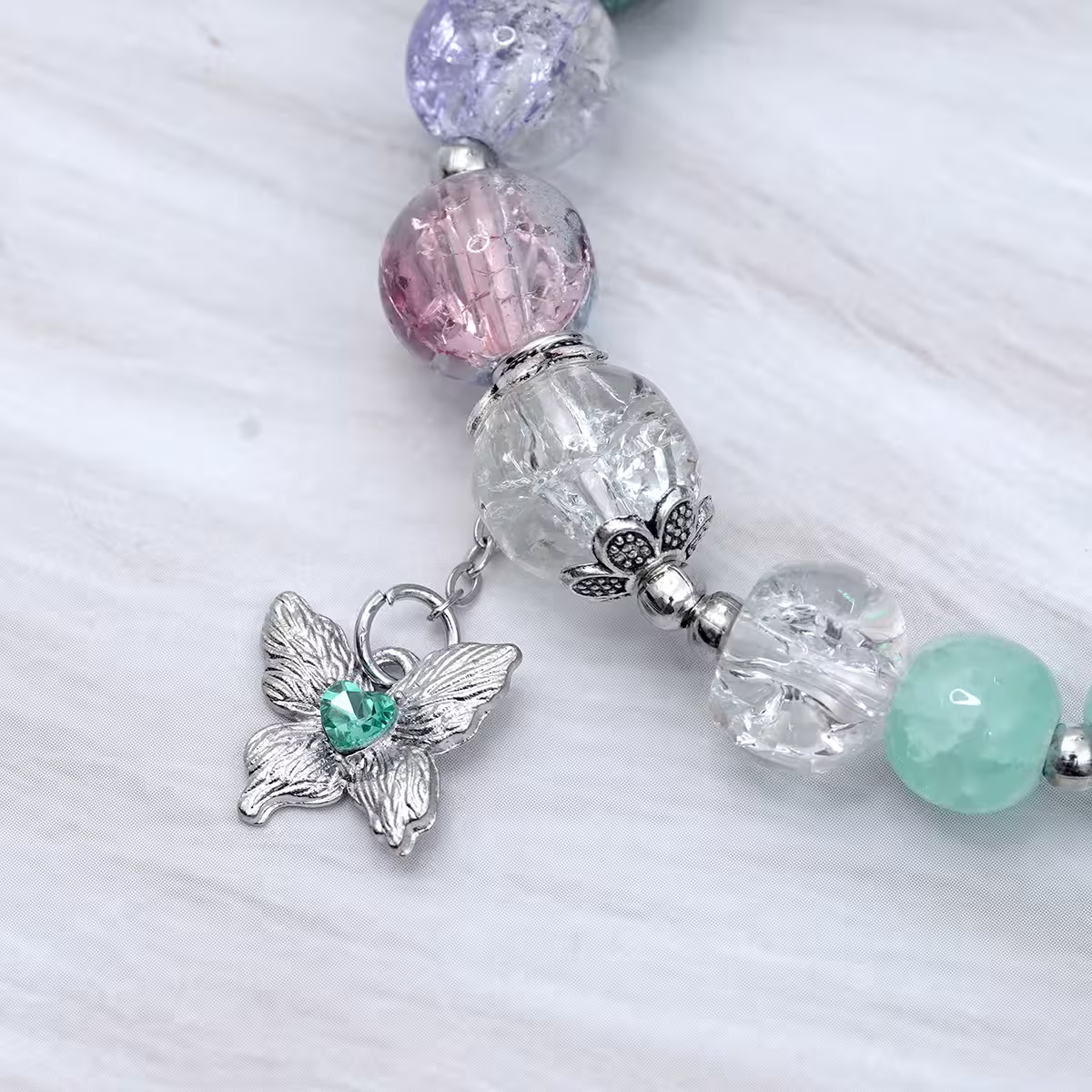 森林冰蝶&times;固定式串珠手鍊-第5張