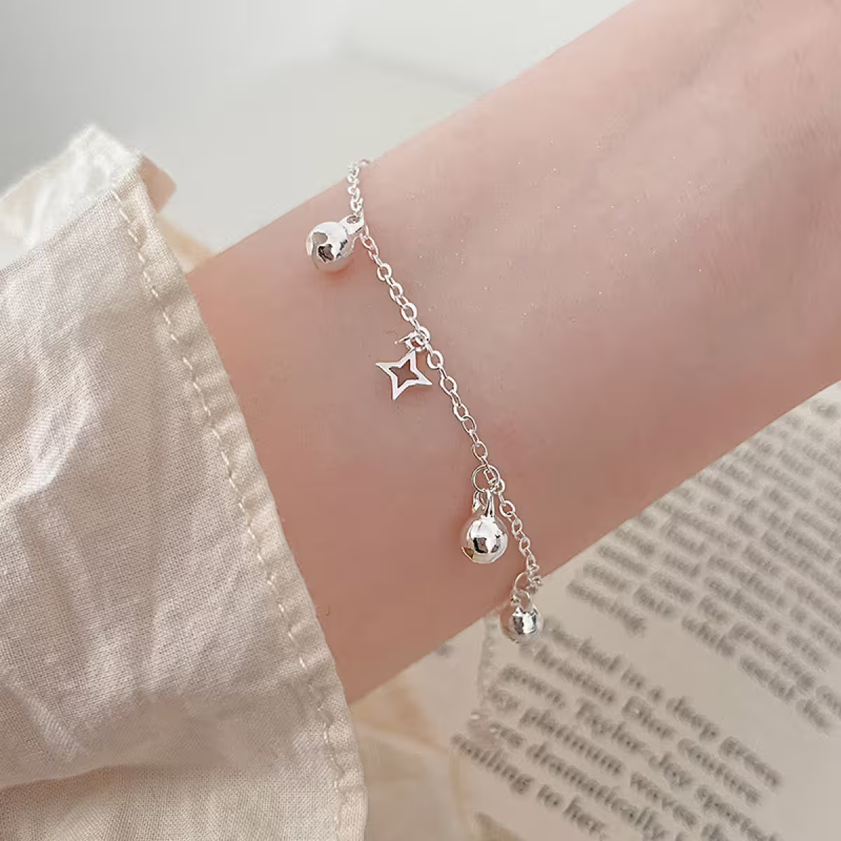 925銀飾&times;光芒小鈴鐺&times;手鍊-第6張