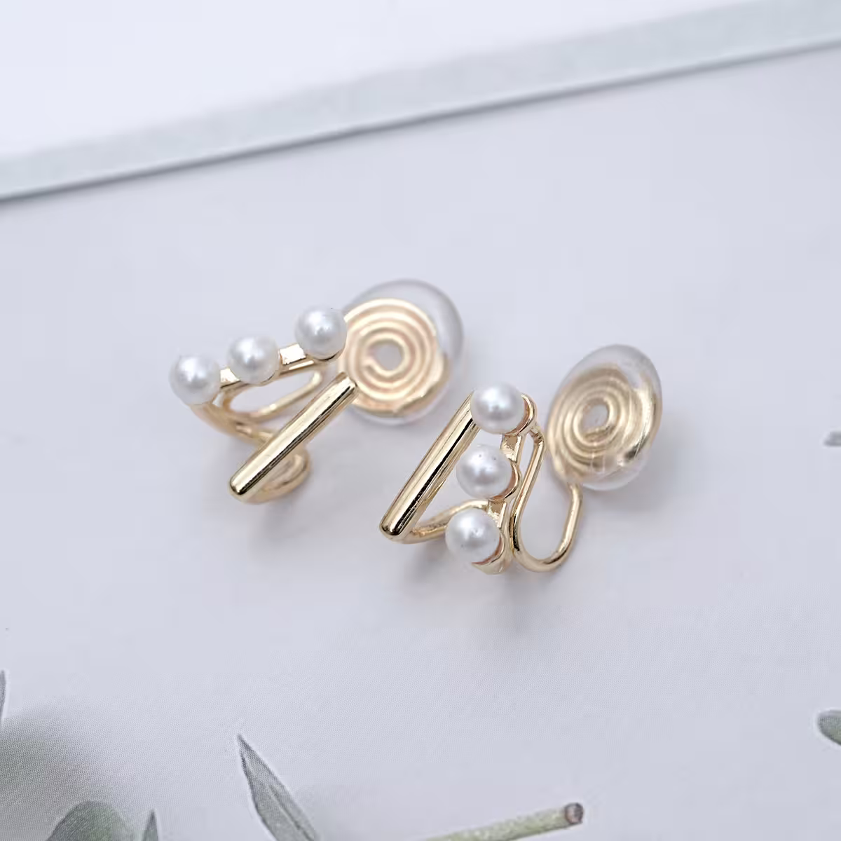 珍珠平橫桿&times;蚊香盤U型耳夾-第2張