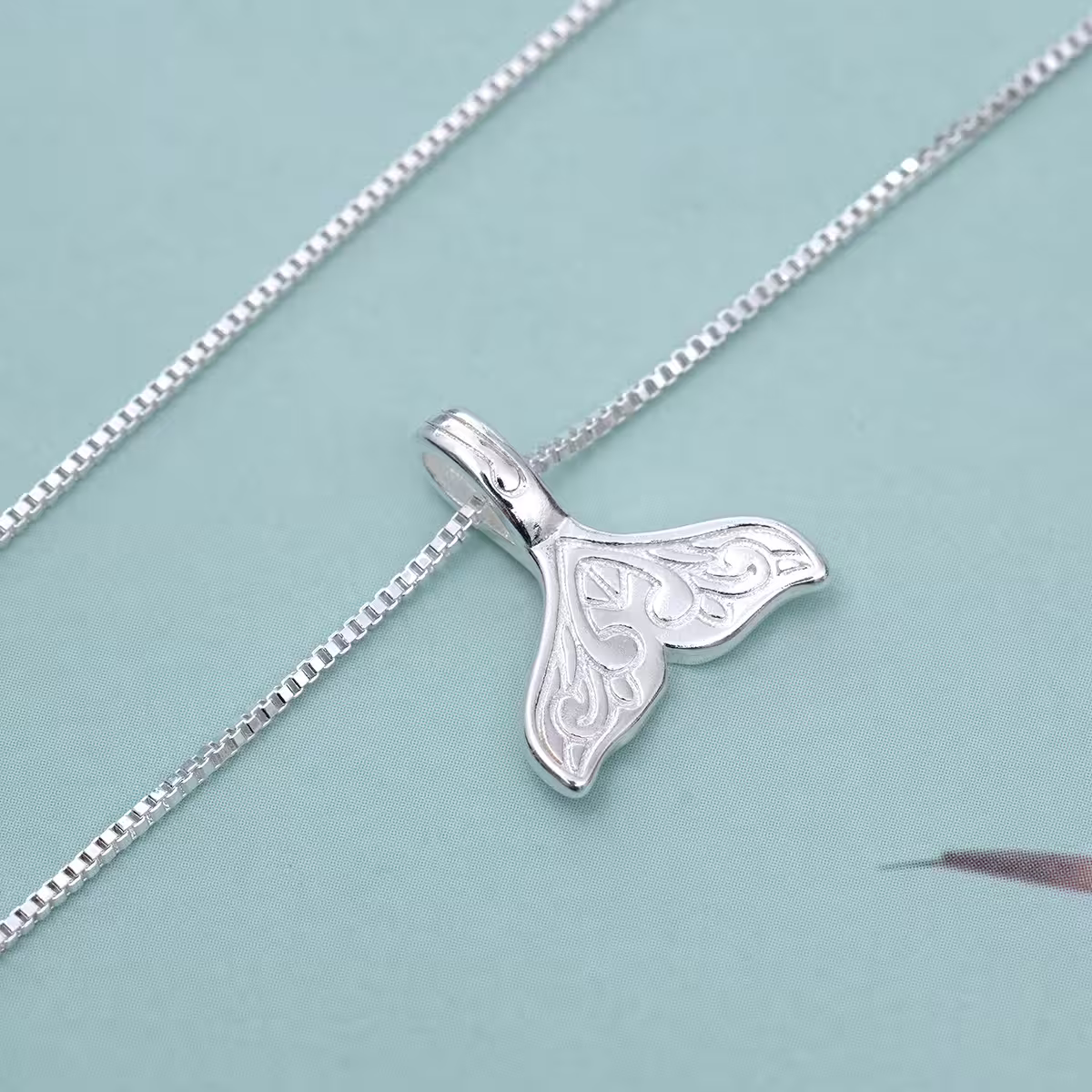 925銀飾&times;花紋美人魚尾&times;鎖骨項鍊-第5張