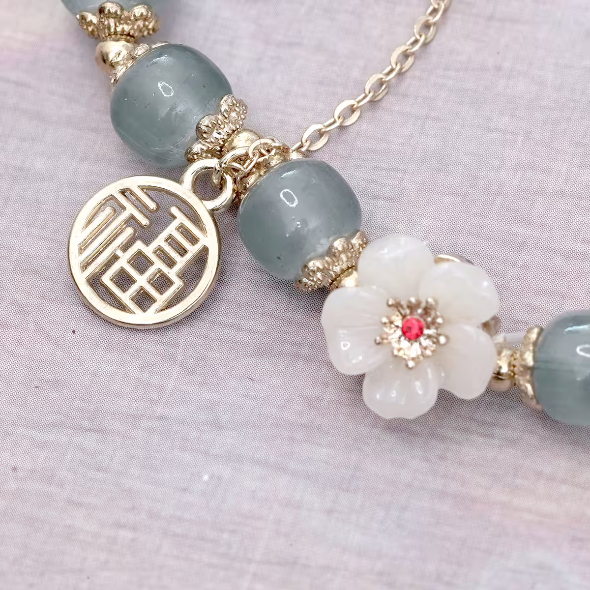 福上添花&times;固定式串珠手鍊-第4張