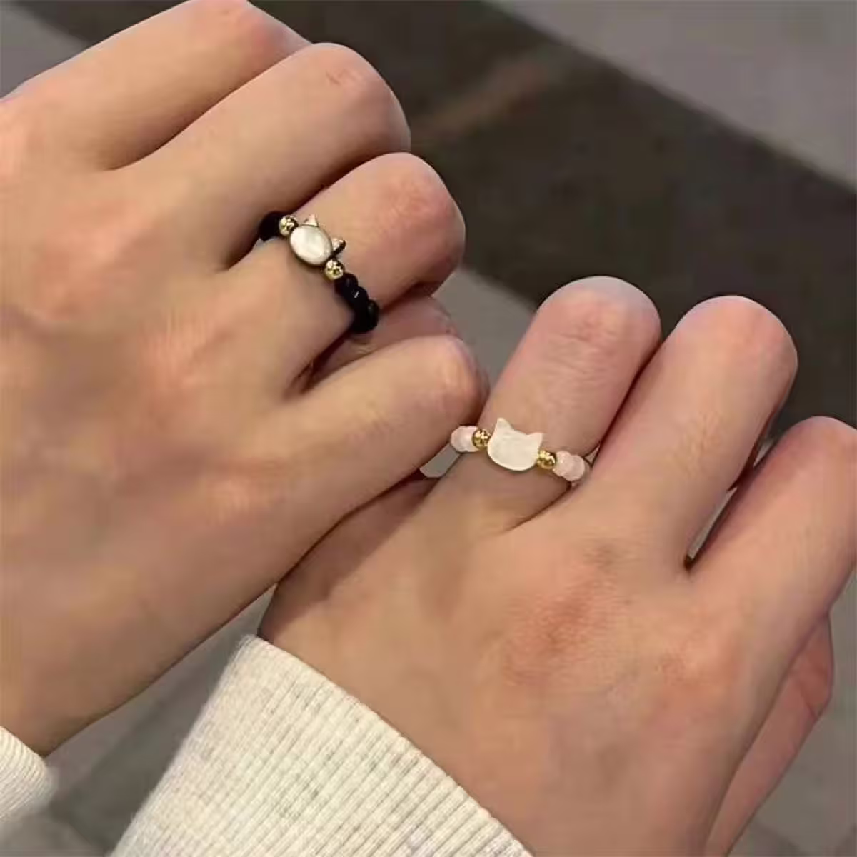 小貓咪&times;串珠戒指&times;共二色-第6張