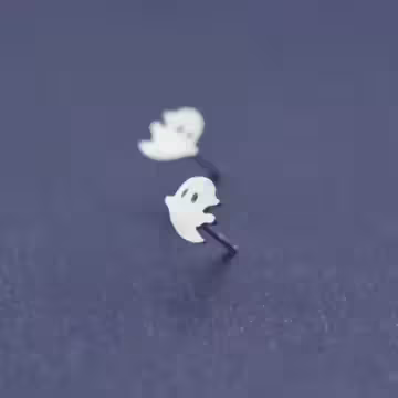 925銀針×不可怕的幽靈×耳針