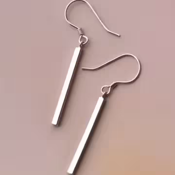 925銀針×一字長方桿×耳勾