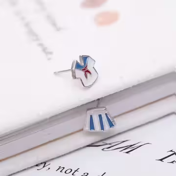 925銀針×水手制服×耳針
