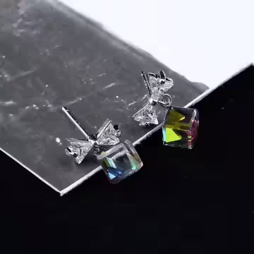 925銀針×蝴蝶結魔方×耳針