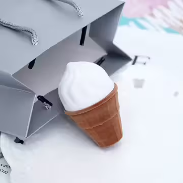 冰淇淋×適用戒指/小耳釘×絨布盒