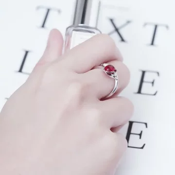 925銀飾×紅寶石狐狸×開口戒指.avif