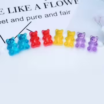 小熊軟糖×吊墜耳環×柳橙橘