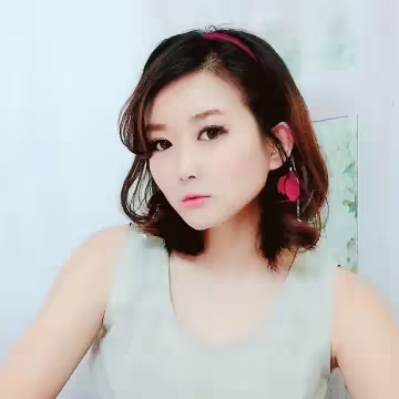 垂線珍珠花朵×假耳環髮箍×共五色
