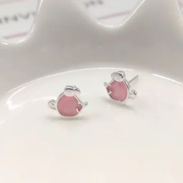 925銀針×粉紅甜心鼠×耳針.avif