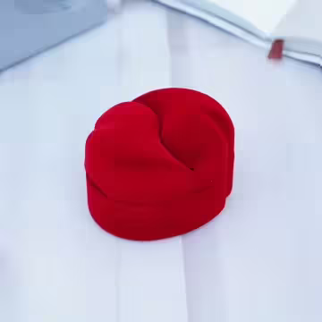 雙心×適用對戒×絨布盒