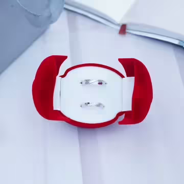 雙心×適用對戒×絨布盒