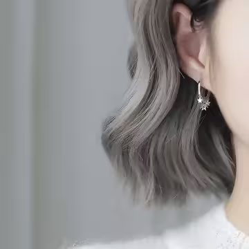 925銀針×滿天星×耳扣